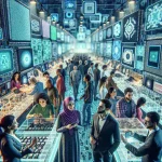 "Gráfico ilustrando o crescimento do mercado de semicondutores com destaque para chips dedicados a aplicações de IA generativa, destacando tendências e inovações tecnológicas."